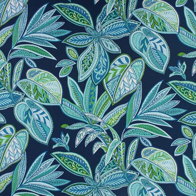 RSH DECOR: Deep Seating Cushion with Pillow Back| 23”x26”Seat |All-Weather Spun Fabric | Water&Fade-Resistant | Outdoor Chair Cushion Set for Patio Furniture | Crestwood Marine Blue - Made in USA