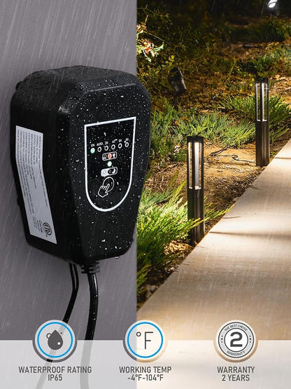 LEONLITE All-in-ONE LED Landscape Lighting Kit, 8-Pack Low Voltage Pathway Lights, 60W Transformer, 100FT 16/2 AWG Wire and Connectors, 12V Outdoor Landscape Path Lights, IP65 Waterproof, 3000K