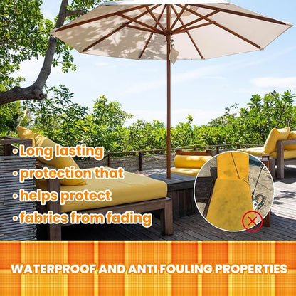 Water & Sun Shield Outdoor Fabric Spray - Cooling UV Protection, Waterproof & Fade-Resistant Spray for Patio Furniture, Awnings, Tents (Refreshing, Quick-Dry) (2)