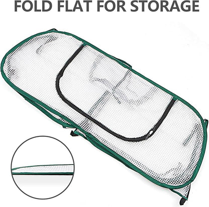 Raised Bed Cover, 45"x22"x16"(H), Garden Row Accelerator, Greenhouse, Freeze Protection Humidity Domes for Gardening Germination and Seedling Propagation