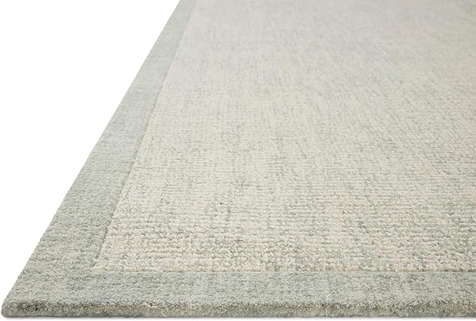 Loloi Magnolia Home by Joanna Gaines Henley Collection HNY-01 Ivory/Spa 2'-3" x 3'-9" Accent Rug