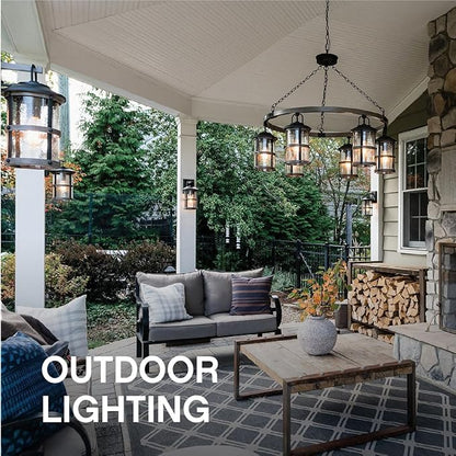 Hinkley Anchorage Medium Two Light Wall Mount Lantern - Estate & Heritage Series, Aluminum, Clear Glass - Aged Zinc Finish