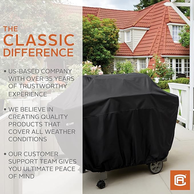 Classic Accessories Water-Resistant 63 Inch Flat Top Griddle Cover