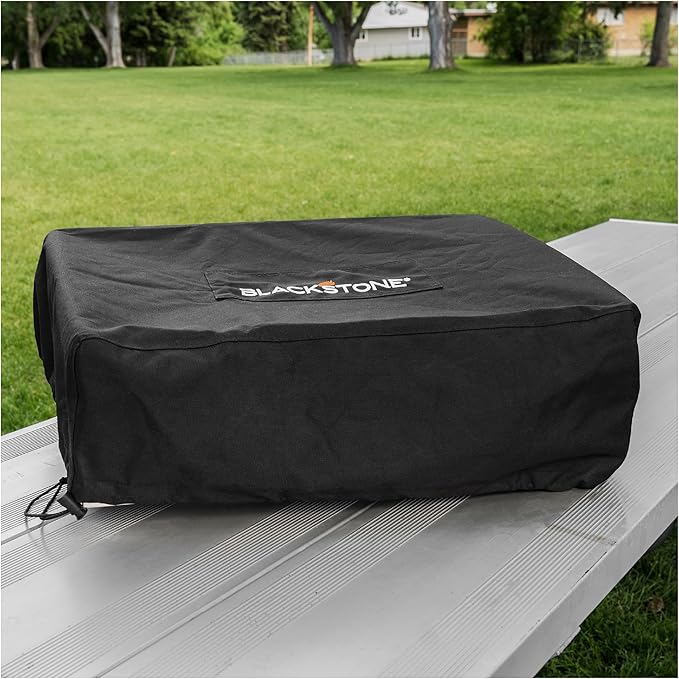 Blackstone 1724 22” Tabletop Griddle Cover for griddles without a hood or hard cover, Weather Resistant, Black