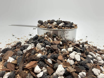 Bonsai Soil All Purpose Mix | Fast Draining Pre Blend (2 Quart Bag) Plant | Pumice, Lava, Calcined Clay and Pine Bark ● Potting Pre Mixed Bonsai Plant Soil Mixture By The Bonsai Supply