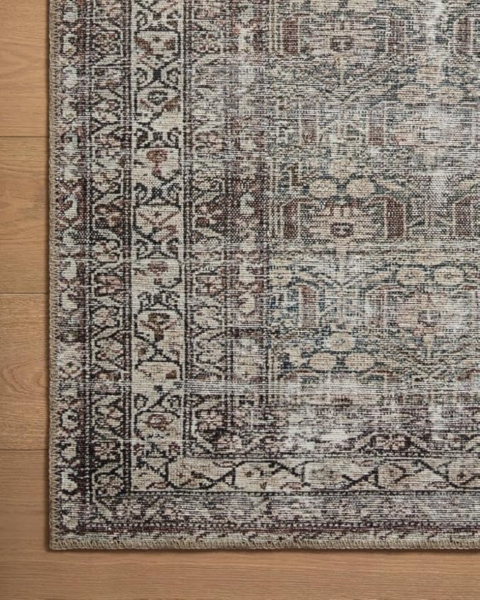 Loloi Amber Lewis Georgie Collection GER-10 Moss/Bark 3'-0" x 10'-0", .19" Pile Height, Runner Rug