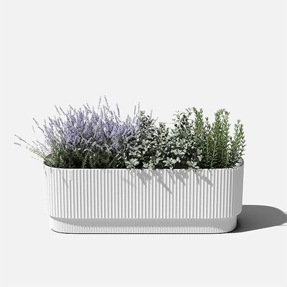Veradek Demi Series Raised Garden Bed - Self-Watering Planter for Backyard & Garden | All-Weather Use