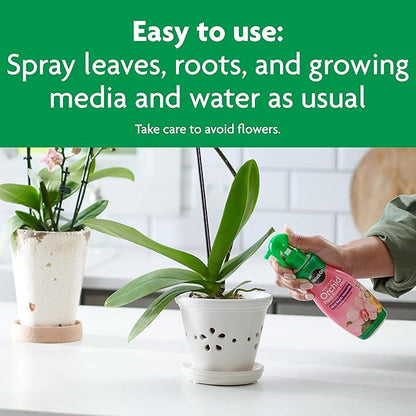 Miracle-Gro Orchid Care Bundle, Includes Potting Mix and Plant Food Mist, For Indoor and Outdoor Container Orchids
