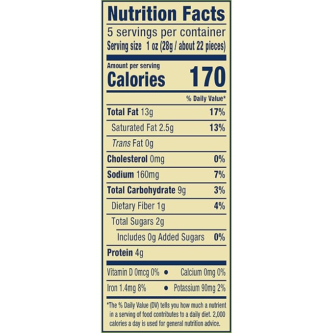 PLANTERS Cashews Dill Pickle - Trail Mix Snack Packs - Snacks with Dill Pickle, Snack Pack, Party Trail Mix, 5 Oz Bag (Pack of 2)