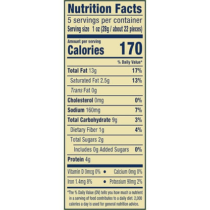 PLANTERS Cashews Dill Pickle - Trail Mix Snack Packs - Snacks with Dill Pickle, Snack Pack, Party Trail Mix, 5 Oz Bag, (Pack of 5)