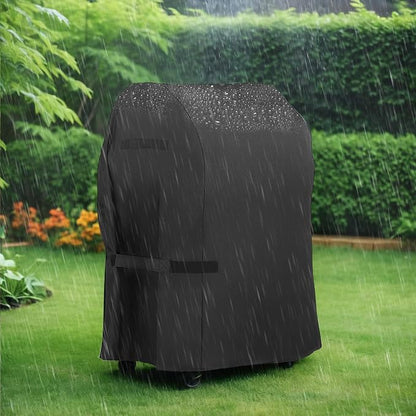 LBTING Grill Cover, 32-inch Heavy Duty 300D Oxford Waterproof Windproof UV Resistant BBQ Gas Grill Cover for Outdoor Barbecue Fit Most Brands Weber, Brinkmann, Char Broil, Holland