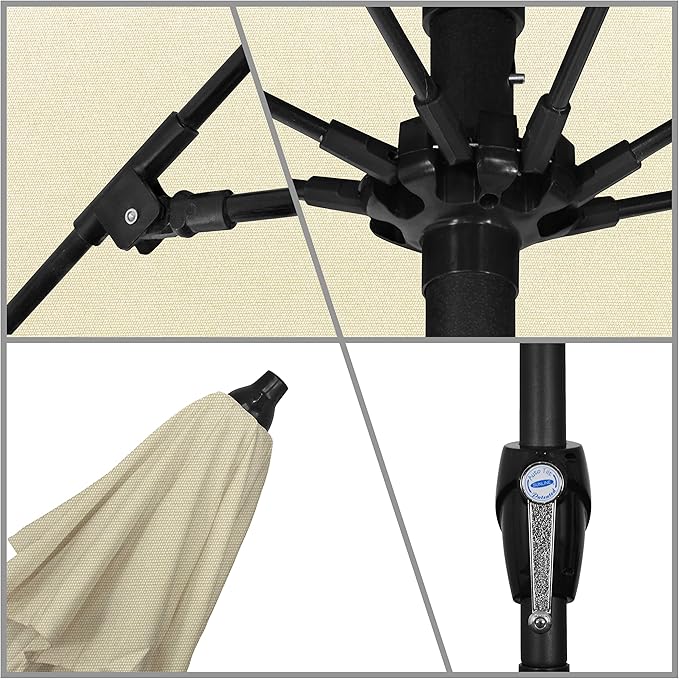 California Umbrella 9' Rd Sunbrella Aluminum Patio Umbrella
