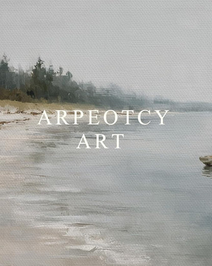 ARPEOTCY Extra Large Vintage Framed Wall Art, 36x54 Inch Coastal Ocean Sailboat Beach Landscape Hanging Canvas Prints Wall Art Decor for Living Room Bedroom, Retro Scenery Pictures Above of Bed