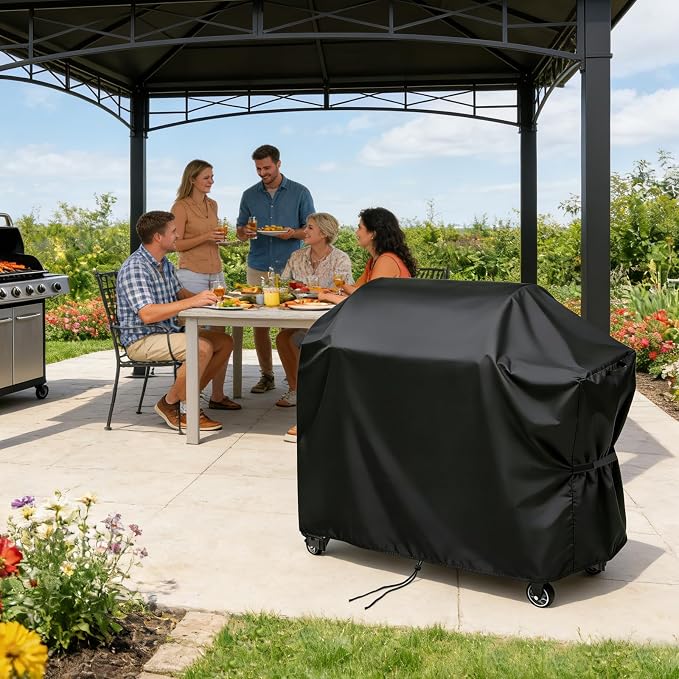 Grill Cover for Recteq Legend 400 Pellet Grill, Heavy Duty Waterproof All-Weather Protection, Outdoor Fade Resistant BBQ Grill Cover (41" L×21" W×39" H)