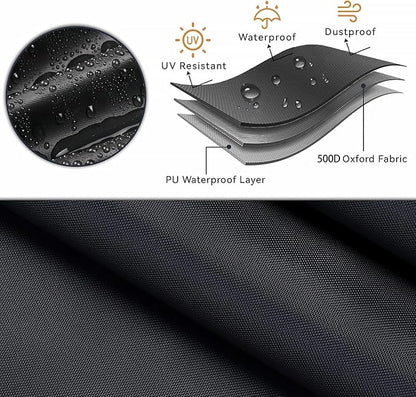 Built in Grill Cover for Outdoor Grill, 32 Inch BBQ Grill Top Cover for Most 29-31 Inch 4 Burner Built in Grill, Heavy Duty Waterproof Outdoor Kitchen & Grill Head Cover - 32"W x 26"D x 24"H
