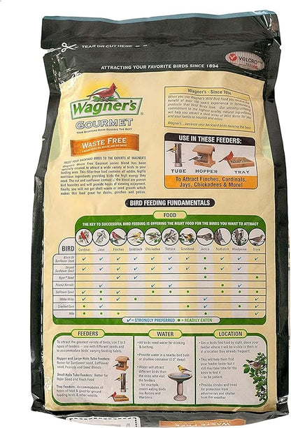 Wagner's 22056 Gourmet Waste Free Wild Bird Food, 5-Pound Bag, 2-Pack