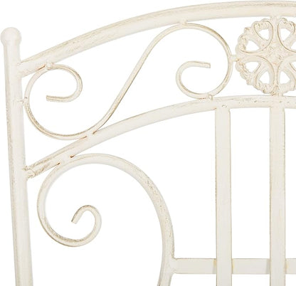 SAFAVIEH PAT5028A Outdoor Collection Semly Pearl White 3-Piece Bistro Set