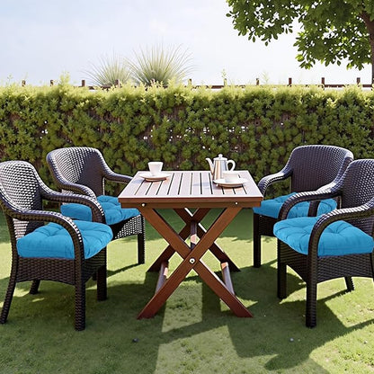 MTMR Water-Repellent Outdoor Chair Cushions Set of 2, 19”X19” Patio Chair Cushions with High Elasticity PP Cotton, Thick Tufted Outdoor Patio Furniture Cushions, Seat Cushions for Outdoor Furniture