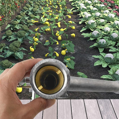 1.5 inch Agriculture Farm Irrigation Sprinkler, Large Area Watering Spray Gun Sprinkler 360° Rotary Farm Lawn Garden Irrigation System for for Field Orchards Tea Gardens Forestry, 2PCS