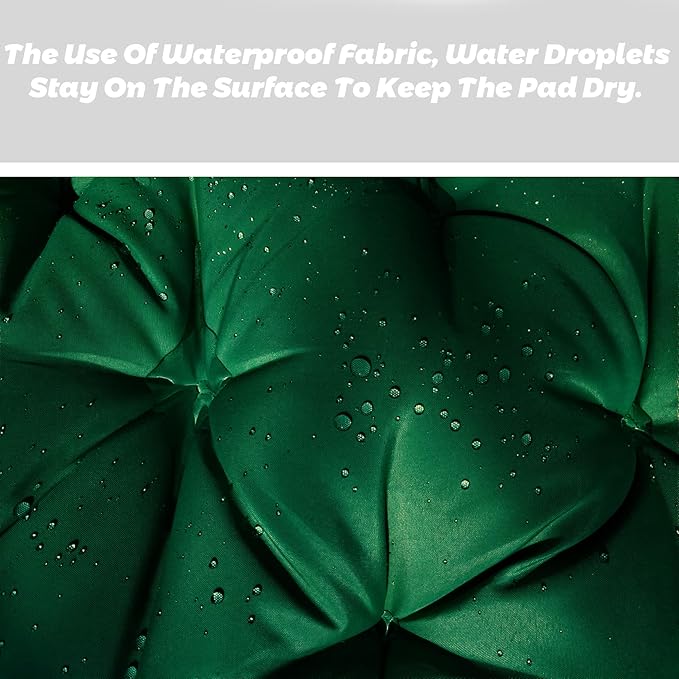 Replacement Cushions for Swing, Swing Cushions 3 Seater Replacement, Waterproof Thicken Washable Pad Cushion for Outdoor Indoor Furniture Swing Patio (Dark Green, 40x60 inch)
