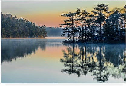 Trademark Fine Art ' Before People Wake ' Outdoor All-Weather Wall Decor by Benny Pettersson 30x47