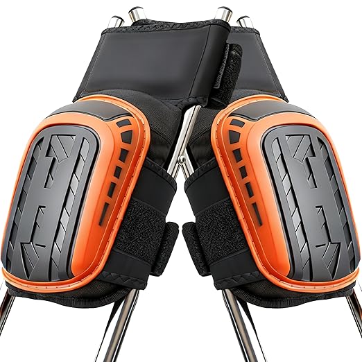 Professional Knee Pads for Men and Women,Construction Knee Pads for Work with Heavy Duty Thick Foam and Gel Cushioning for Gardening,Farms,Tiling Flooring and Cleaning ,Knee Protection, Ankle Support