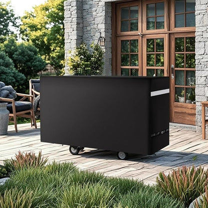 VEVOR Grill Cover, 59 inch BBQ Covers for Outdoor Grills, Waterproof, Fade Resistant, Weather Resistant Heavy Duty 600D Polyester, Easy On/Off, with Secure Buckles, Black