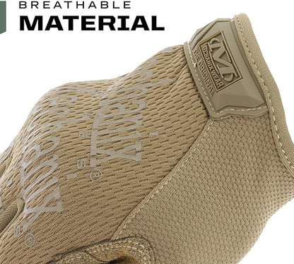 Mechanix Wear Original Tactical Glove - High Performance Anti-Slip Grip Safety Gloves - Impact Resistant & Touchscreen Capable - Small - Coyote Brown