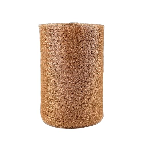 Copper Mesh - 5 Inches x 30 ft, 100% Pure Copper, Durable Fill Fabric for Hole Blocking, Flexible and Strechy, Garderning and Sealing Water Opening