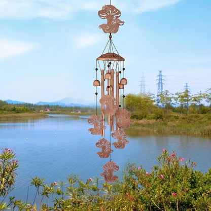 Mushroom Wind Chimes for Outside, Metal Windchimes Outdoors, Mushroom Gifts for Women/Men, Memorial/Birthday Gifts, Garden Decor for Outside, Patio or Yard, Durable Chimes for Outdoors