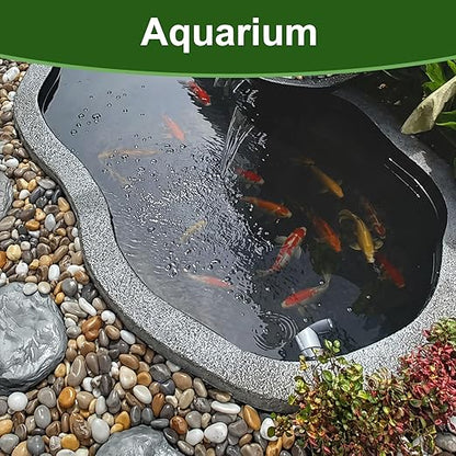 Pulovin 15 lbs River Rocks for Plants, 1-1/2 inch Decorative Garden Rocks Outdoor Landscaping, Large Polished Natural Stone for Walkways, Yard, Vases, Crafts