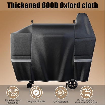 Grill Cover for Pit Boss Austin XL, 600D Pellet Smoker Cover for Pitboss 1000 Series, 1000D3, 1000S, 1000SC, 1000SQ, 1000SC2, 1100 Pro, Rancher XL 1000, 1150 & Z Grill 1000 Series Wood Pellet Grills