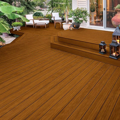 Olympic WaterGuard 1 gal Woodland Cedar Wood Stain & Sealer | Water-Based Deck, Fence & Siding Stain, Waterproofing UV, Semi-Transparent