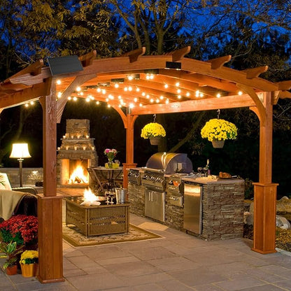 ZOTOYI Solar String Lights Outdoor Waterproof IP65 150FT with USB Port and 73+3 Shatterproof G40 Bulbs, Up to 8-12 Hours for Using, LED Solar Powered Patio Lights for Outside, Patio, Porch, 2200K