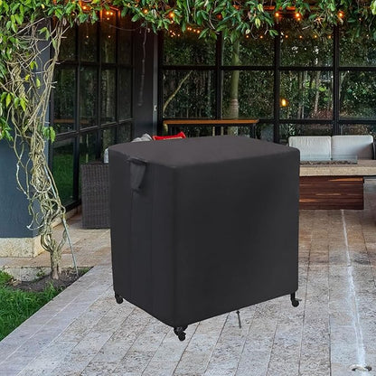 Pizza Oven Table Cover for Ooni Large Modular Table,Outdoor Prep Cart Table Cover for Ooni Pizza Oven Stand - 32 x 32 x 36 Inch