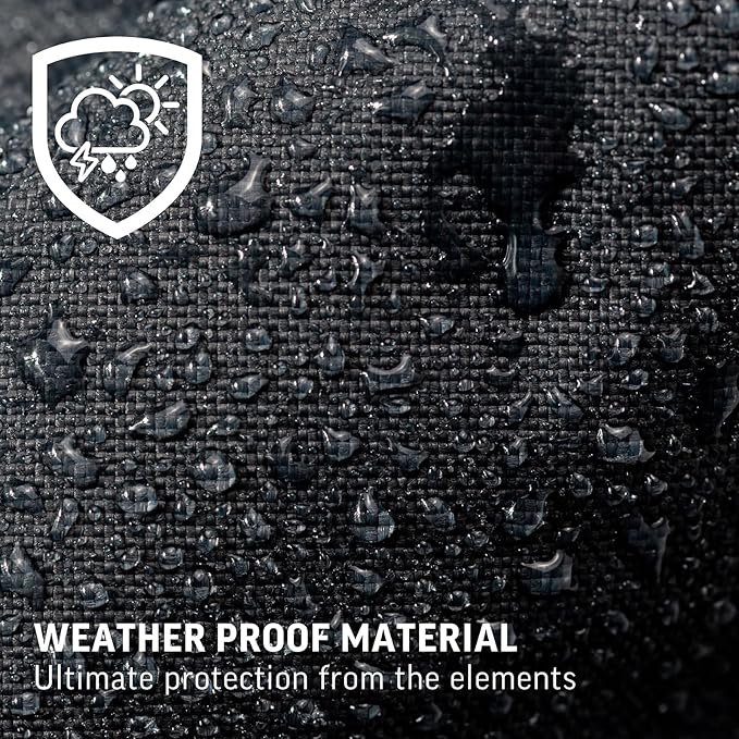 Char-Griller® Grand Champ™ Grill Cover, Shields and Protects from Moisture, Wind, Sand, Birds and Dirt, PVC and Polyester Blend, Black, Designed to Fit Model # 8250.