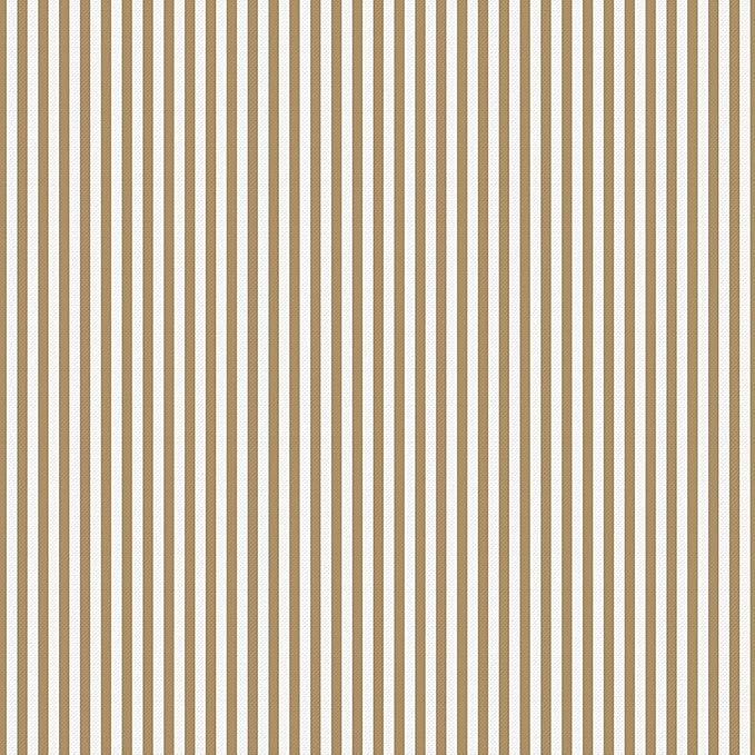 LVTXIII Outdoor Seat Cushions Seasonal Replacement Chair Cushions, Patio Chair Pads with Ties for Dining Chairs and Garden Furniture, (Square Back, 18.5"x16"x2", 2 Pack, Strip Beige)