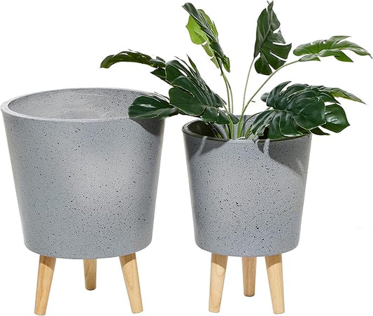 Deco 79 46545 Planter, Grey