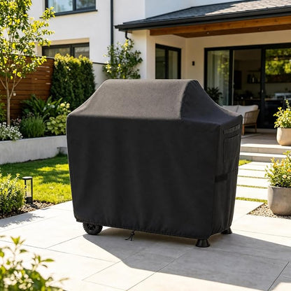 Grill Cover Compatible with Expert Grill Charcoal Grill with Wheels 24 Inch, Heavy Duty Waterproof All-Weather BBQ Cover, Fade Resistant & Tear Resistant Outdoor Protection (48" W x 25" D x 40" H)