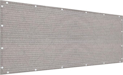 Alion Home© Elegant Windscreen Privacy Screen for Deck, Pool, Railing, Backyard Deck, Patio, Fence, Porch - Smoke Tan (3' x 9')
