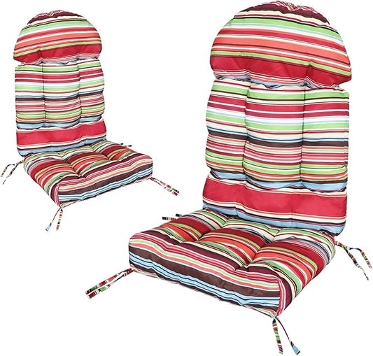 Adirondack Chair Cushions Set of 2, Rocking Chair Cushions High Back, Thickened Patio Chair pad for Indoor and Outdoor, 44''L x 19''W x 4''H