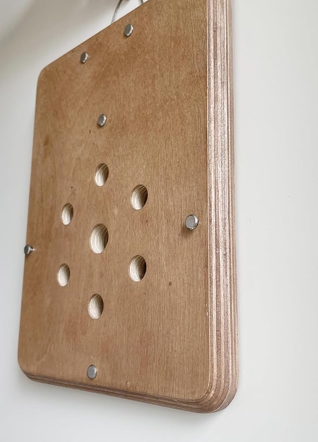RISEON Mounting Board for Orchids, Aroids, Hoya and Other Climbing Plants, Wood Wall Planter, Vertical Plant Wall Board, Hanging Planter, Staghorn Fern Mount