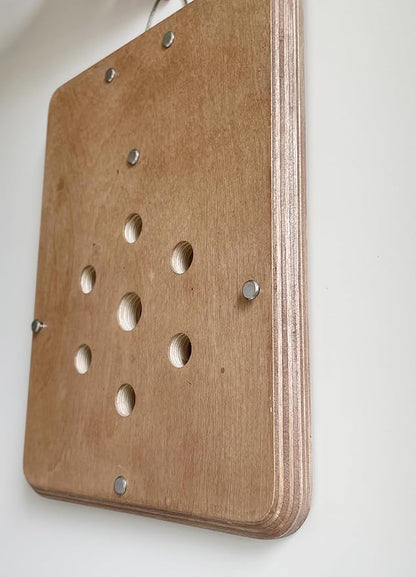 RISEON Mounting Board for Orchids, Aroids, Hoya and Other Climbing Plants, Wood Wall Planter, Vertical Plant Wall Board, Hanging Planter, Staghorn Fern Mount