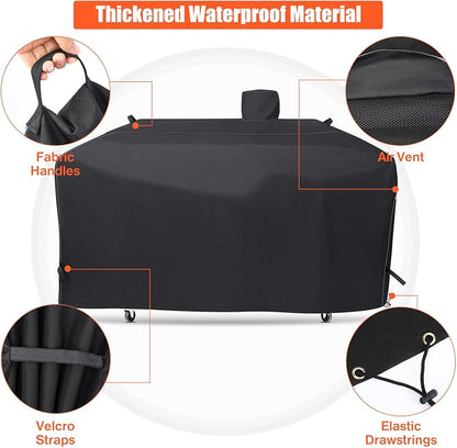 QuliMetal GC7000 Grill Cover for Smoke Hollow 4 in 1 Combo Grill PS9900, Pit Boss Memphis Ultimate Grill, PS9900-SY18 47180T, DG1100S, PB73952, 79 inch BBQ Grill Cover, All Weather Protection