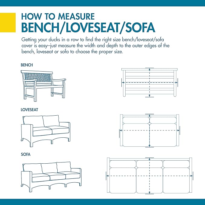 DUCKCOVERS Ultimate Waterproof 87 Inch Patio Sofa Cover, Patio Furniture Covers