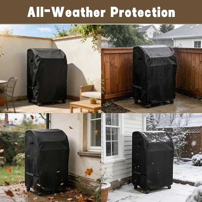 Grill Cover for Kenmore PG-4030400LD Series 3-Burner Gas Grills, Heavy Duty Waterproof Weatherproof BBQ Cover, Fade & UV Resistant Outdoor Grill Protector, 33.5" W x 23" D x 42" H