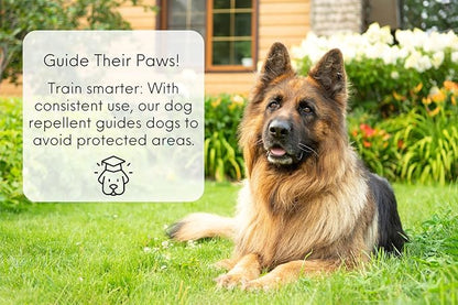 Nature’s MACE Dog Mace, Dog Repellent for Yard, Potty Training Tool, Indoor & Outdoor, Marking and Digging Spray, Pee Deterrent, Safe Around Kids, Pets, Plants, 40oz Concentrate, Treats 15,000 Sq Ft