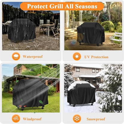 Customized Grill Cover for Outdoor Grills, Personalized Heavy Duty Waterproof Griddle Cover for Flat Top Gas Griddle, BBQ Grills, Propane Grill, Gas Grill, Smoker