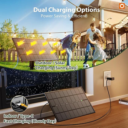 addlon 102FT(96+6) Solar String Lights Outdoor with Remote, Waterproof Patio Lights with 32 LED Bulbs, Dimmable & Timable, Long-Lasting Solar Powered Hanging Light for Outside, Yard, Porch, Camping
