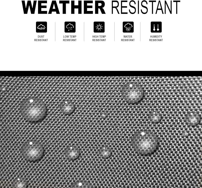 KHOMO GEAR - Patio Table & Chair Set Cover - Durable and Water Resistant Outdoor Furniture Cover, Extra Large